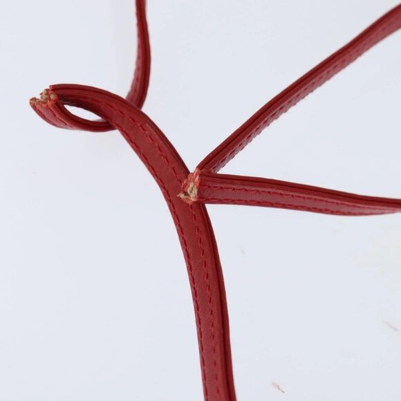 GUCCI Shoulder Bag Leather Red Gold 007 115 5770 Auth BA7131 - Picture 9 of 16